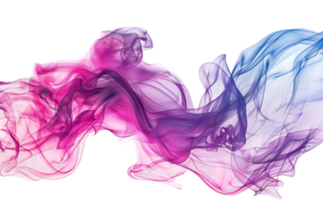 Abstract Art with Textures Isolated on Transparent Background