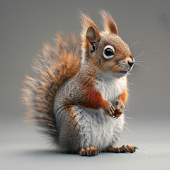 close up of a squirrel