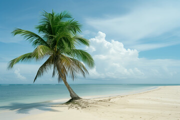 palm tree on the beach