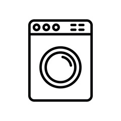 washing machine sign symbol vector icon