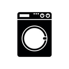 washing machine sign symbol vector icon
