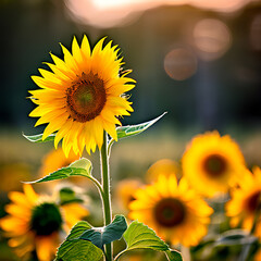 sunflower in the field