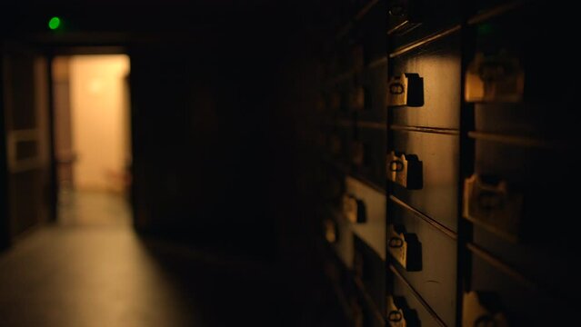 Metal Mailboxes of Parcel Locker Archives Inside Strongroom