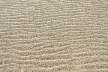 Sylt, Germany. Sand ripples on the beach.