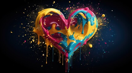 heart shaped fireworks