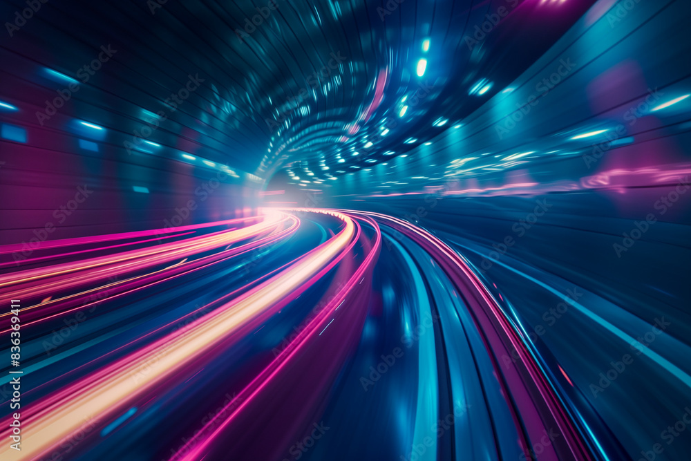 Poster blur move high speed business performance technology banner abstract for background design