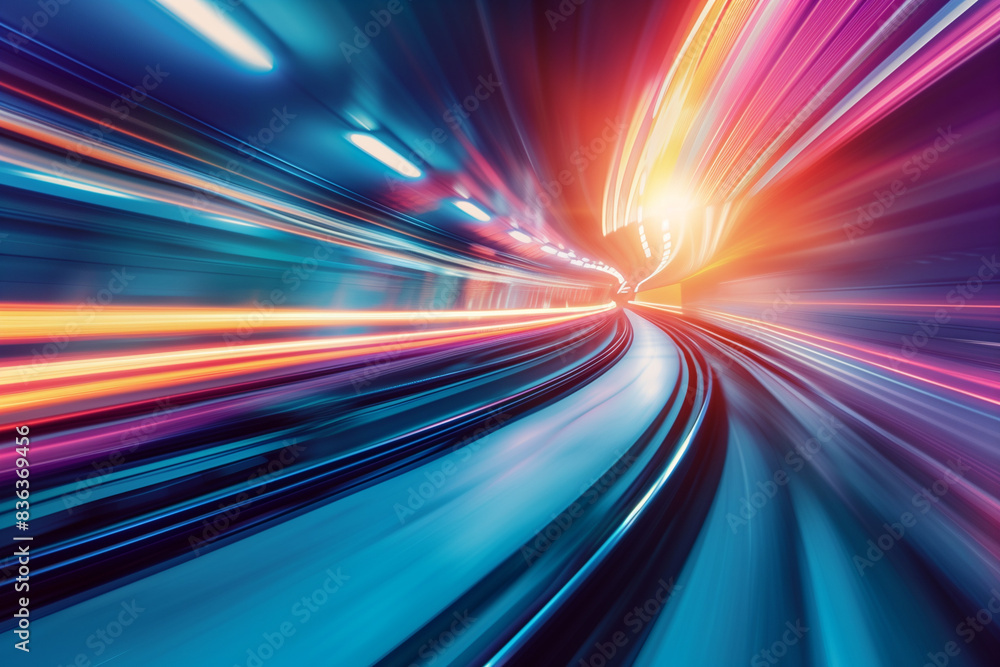Poster blur move high speed business performance technology banner abstract for background design