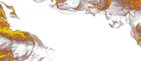 Fire texture overlays. Fire flame on transparent background.