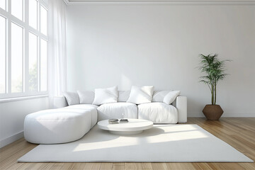 Modern Minimalist Living Space