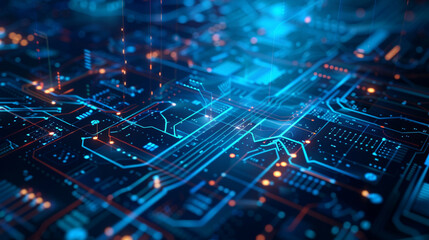 Virtual screen displaying cyber security information privacy and data protection elements modern blue tech background with digital network details internet and technology theme 