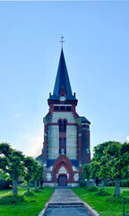 Gres Saint-Martin Church in Assevillers, France