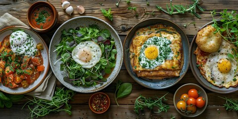 Elegant Plated Dishes with Allergen-Free Labels, generative ai
