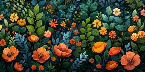 Lush Botanical Harmony, generative ai