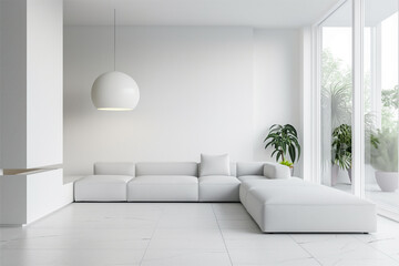 Modern Minimalist Living Space