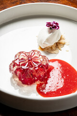 jelly wit fresh berries and fizz