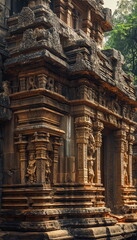 Obraz premium In the mystical atmosphere of the Sun Temple at Ko_006