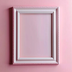 picture frame mockup on colorful background