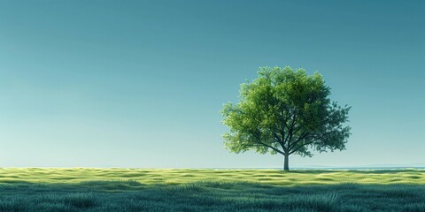 Tranquil Park Landscape, generative ai