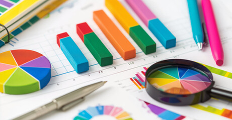 Explore Colorful Business Analytics Charts and Tools for Data Analysis and Visualization