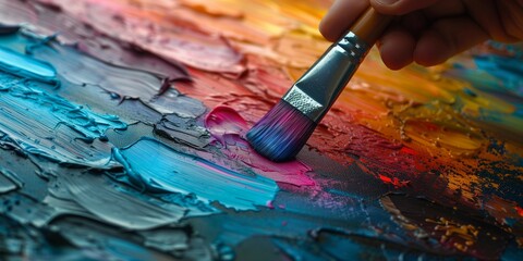 Obraz premium Artist's Touch, generative ai