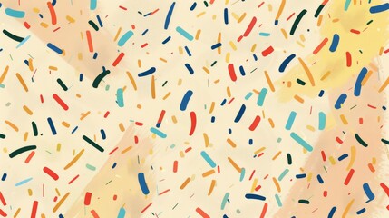 Abstract colorful confetti pattern