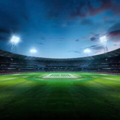 Sport cricket stadium. Cricket stadium background