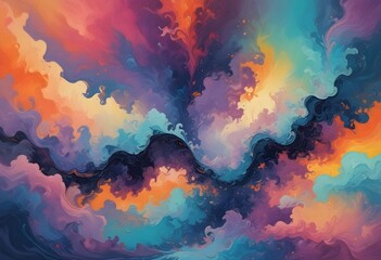 Obraz premium digital decorative wallpaper