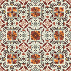 Traditional Bulgarian embroidery vector pattern