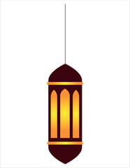 Black ramadan lanterns 3D