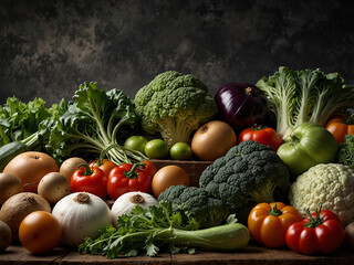Vegetables Background 2024