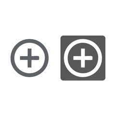 add circle icon Add, new, plus icon symbol - create icons, more button in filled, thin line, outline and stroke style for apps and website