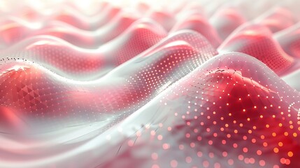 Big data visualization background with abstract science geometrical dots and lines. Network concept background.