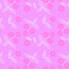 Summer floral print seamless flower ethnic pattern for wrapping paper and fabric