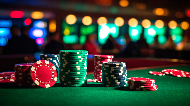 A Sorte Est&aacute; no Ar: Fichas de Cassino em Jogo