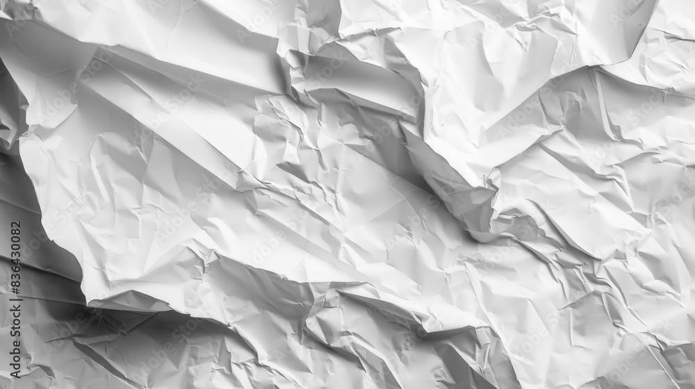 Poster a close-up shot of a single sheet of white paper, suitable for uses such as office or school setting