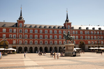 Obraz premium Plaza Mayor, Madrid, Spain