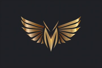 A bright gold icon on a dark background, perfect for branding and design needs