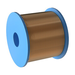 Realistic 3d wire or cable rendering for electric design, business, etc.