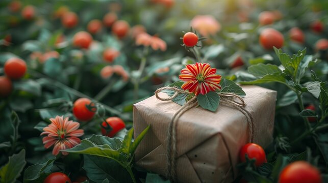 "Creative image related to a celebration of agriculture or Earth Day, showcasing the connection between nature, farming, and the gift of the land."AI generated 

