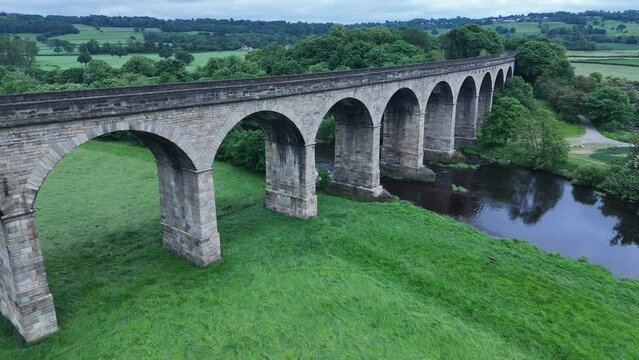 Arthington Railway Viaduct. Arthington in West Yorkshire. UK