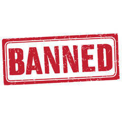 Banned Stamp Vector
