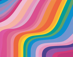 Colorful Rainbow Themed Minimalist Backgrounds