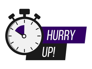 Limited offer. Sale countdown badge. Limited time only discount promotion. Vector illustration