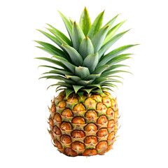 Fototapeta premium Pineapple isolated on transparent background - Generative AI 