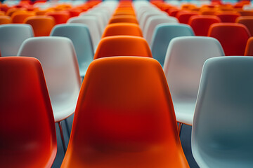 Fototapeta premium A chorus of convictions resonating in the halls of academia, each scholarly voice adding depth and nuance to the discourse. Concept of academic diversity. Generative Ai.