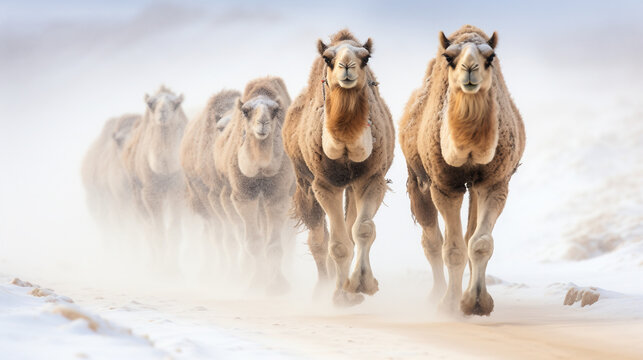 camel  in the wild