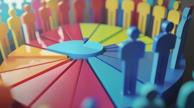 A dashboard with pie charts and bar graphs representing the distribution of chronic disease prevalence a different demographics.