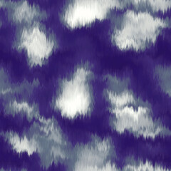 Water blur degrade alcohol ink texture background. Seamless liquid flow stripe effect. Distorted tie dye wash variegated fluid blend. Repeat ombre pattern for sea, ocean, nautical maritime backdrop