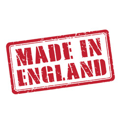 Made in England Stamp Vector