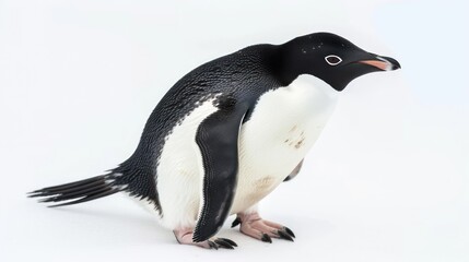 Fototapeta premium Penguin on white background
